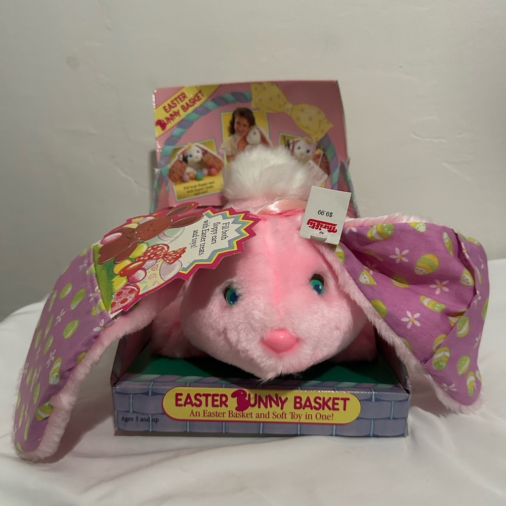 Those Characters From Cleveland Pink Bunny Rabbit Pocket Plush Toy Easter Vtg
